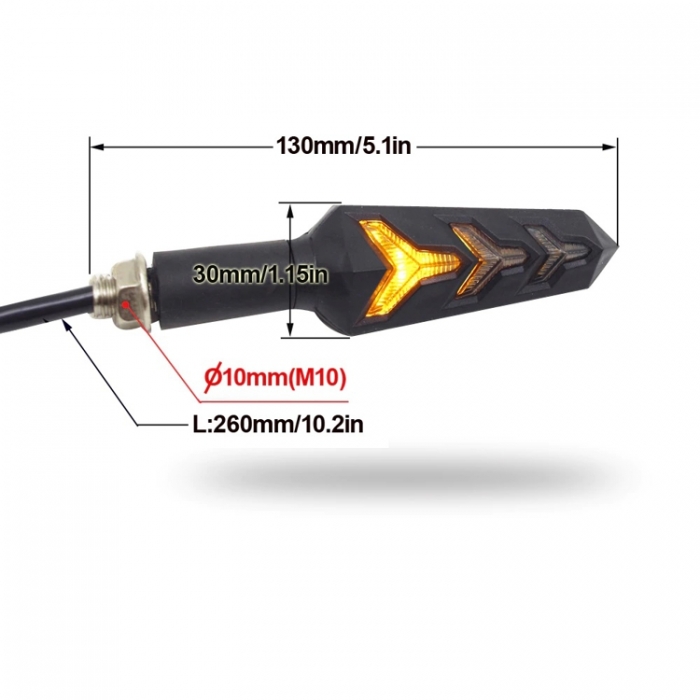 LED Мигач - 2080 2бр/к-т - Image 4