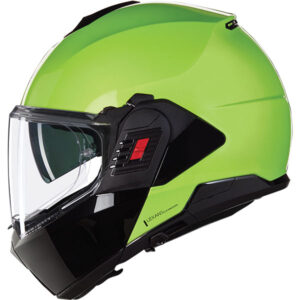 Каска Nolan N120-1 Mivedi N-Com 329 Green Black - Гланц ECE 22.06