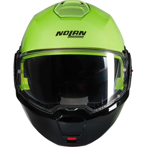 Каска Nolan N120-1 Mivedi N-Com 329 Green Black - Гланц ECE 22.06 - Image 3