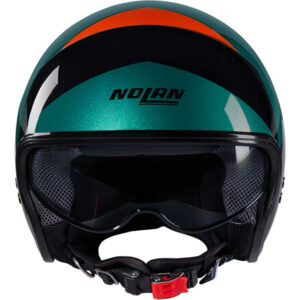 Каска Nolan N21 06 Tangente 347 Black Green Orange - Гланц ECE 22.06