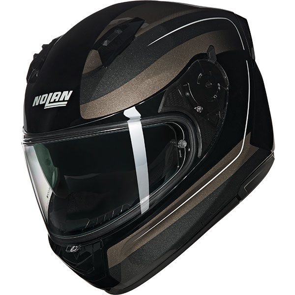 Каска Nolan N60-6 Ermetico 344 Black Stone - Гланц ECE 22.06