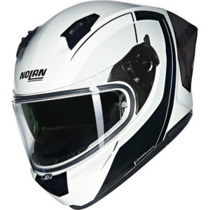 Каска Nolan N60-6 Sport Mesmerico 341 White Black - Гланц ECE 22.06