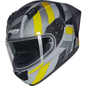 Каска Nolan N60-6 Sport Dinamico 344 Gray Yellow Black - Гланц ECE 22.06