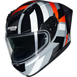 Каска Nolan N60-6 Sport Dinamico 345 Gray Orange Black - Гланц ECE 22.06