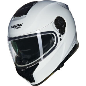 Каска Nolan N80-8 Classico N-Com 305 Metal White - Гланц ECE 22.06