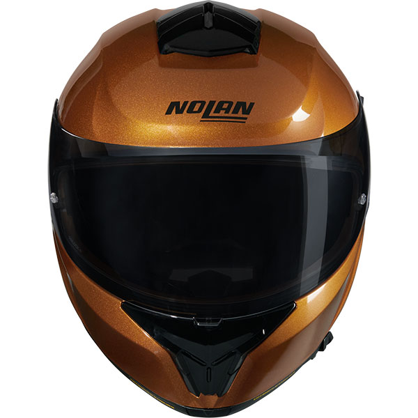 Каска Nolan N80-8 Verniciatura Speciale N-Com 341 Ocher Black - Гланц ECE 22.06 - Image 3