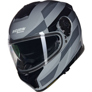 Каска Nolan N80-8 Alfiere N-Com 345 Gray Black - Гланц ECE 22.06