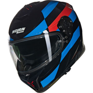 Каска Nolan N80-8 Alfiere N-Com 347 Black Blue Red - Гланц ECE 22.06