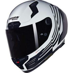 Каска Nolan X-804 RS Ultra Carbon Ala 344 White Black - Гланц ECE 22.06