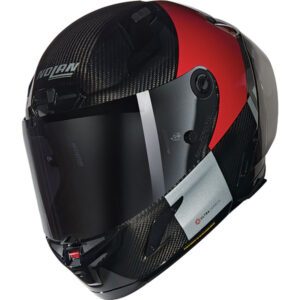 Каска Nolan X-804 RS Ultra Carbon Combo Gara 351 Black Gray Red - Гланц ECE 22.06