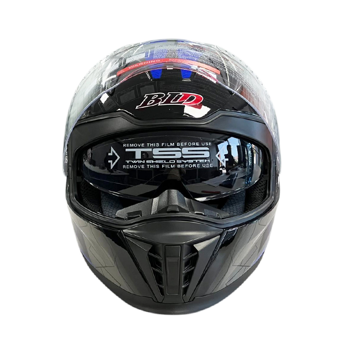Full Face Каска BLD Черно - Синьо - Image 6