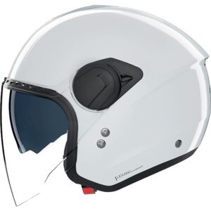 Каска Nolan N20-2 Visor Classico N-Com 305 Metal White - Гланц ECE 22.06