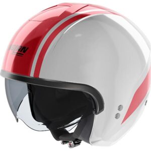 Каска Nolan N20-2 Dolce Vita N-Com 347 Metal White Red - Гланц ECE 22.06