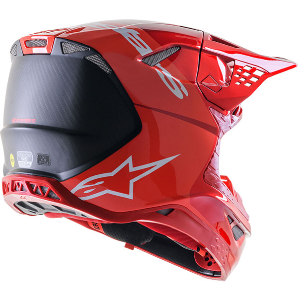 Каска ALPINESTARS SM10 Flood Red ECE 22.06 - Image 3