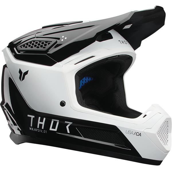 Kаска Thor Fleet Storm - Black White ECE 22.06