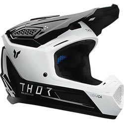 Kаска Thor Fleet Storm - Black White ECE 22.06 - Image 2