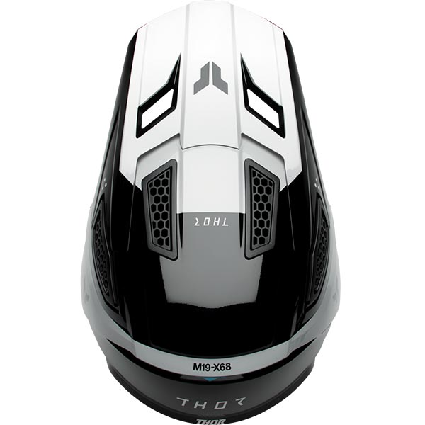 Kаска Thor Fleet Storm - Black White ECE 22.06 - Image 5