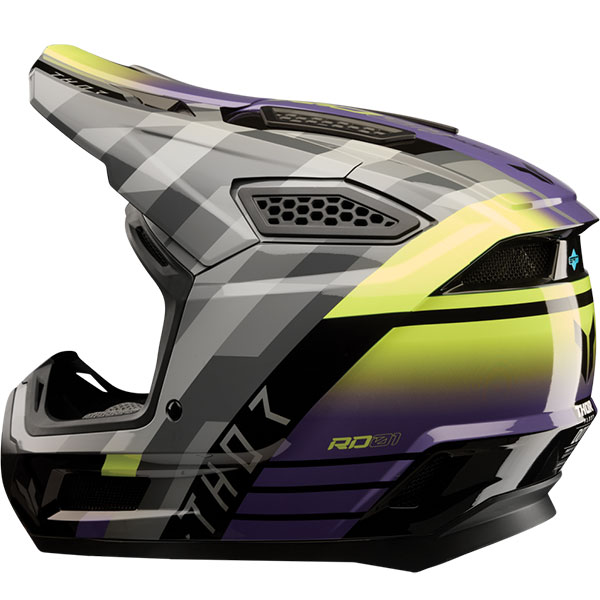 Kаска Thor Fleet Camber - Black Purple ECE 22.06 - Image 2