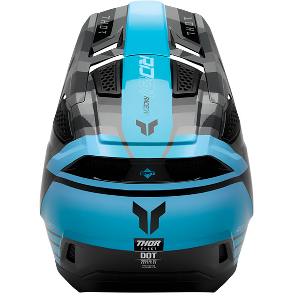Kаска Thor Fleet Camber - Black Teal ECE 22.06 - Image 3