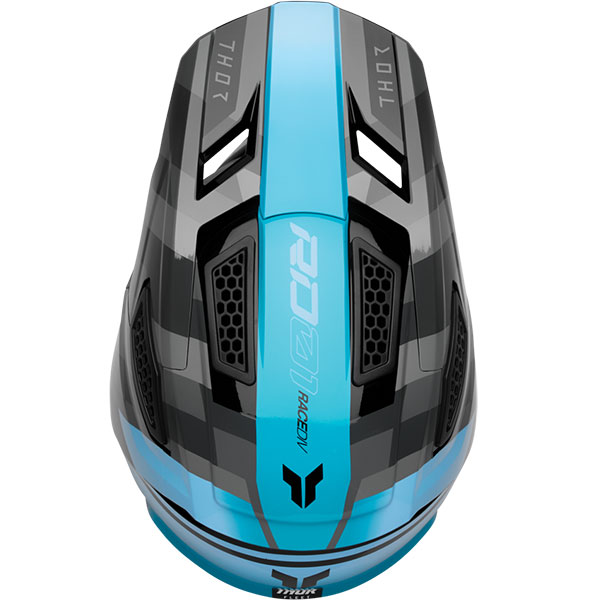 Kаска Thor Fleet Camber - Black Teal ECE 22.06 - Image 4