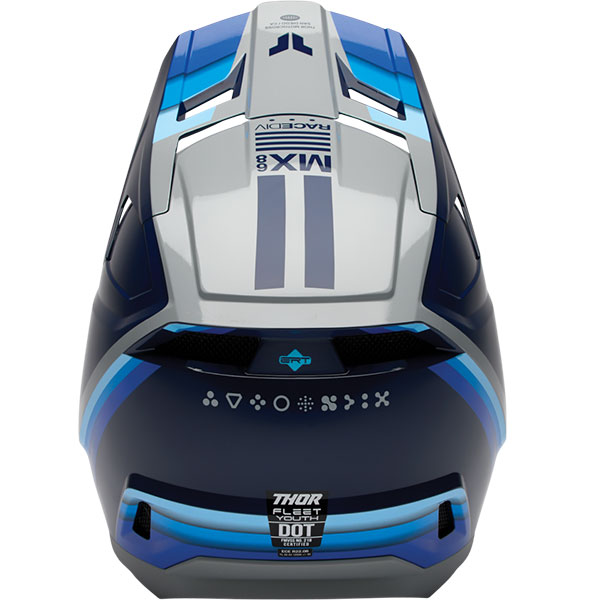 Детска каска Thor Fleet Defy - Blue Gray ECE 22.06 - Image 4